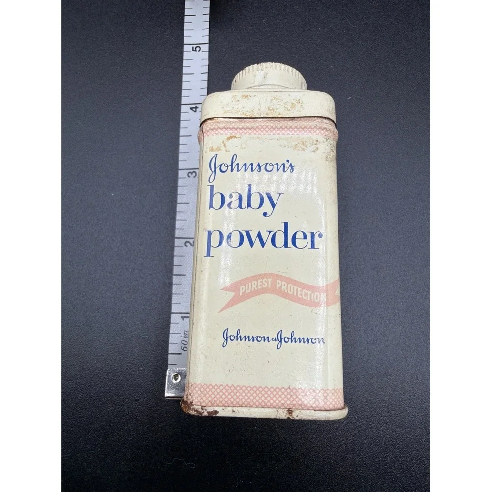 Johnson's‎ Baby Powder Empty Tin Johnson & Johnson Home Office  Vintage Hospital